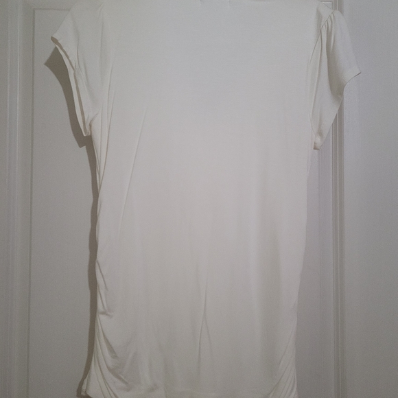 Maurices NEW cream blouse with lace and ruffle - Picture 2 of 4